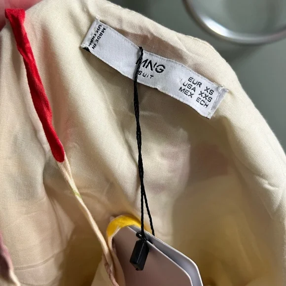 NWT mango MNG linen floral jumpsuit - Picture 5 of 13